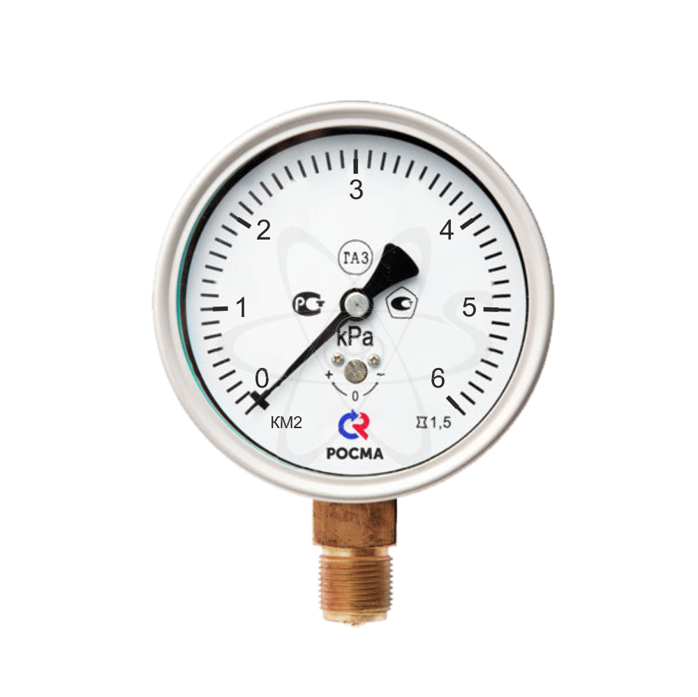 Напоромер КМ-22Р (0... 6 кРа) G1/2.1,5