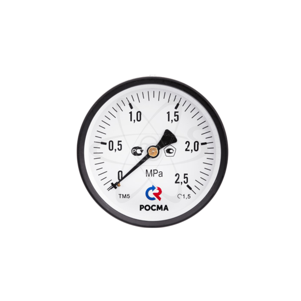 Манометр ТМ-510Т.00 (0...2,5 МРа) осевой М20х1.5 кл1.5