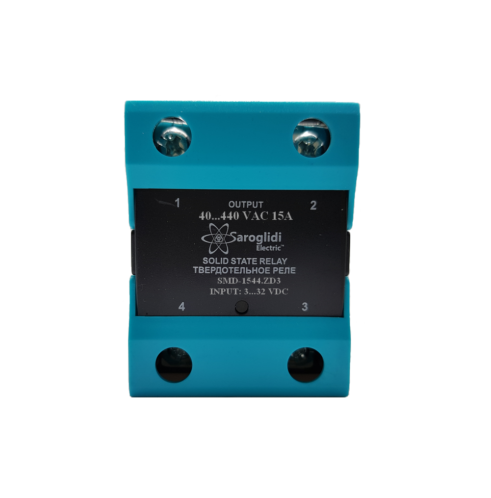 Твердотельное реле SMD-1544.ZD3 15А 1-ф. упр.3-32 VDC