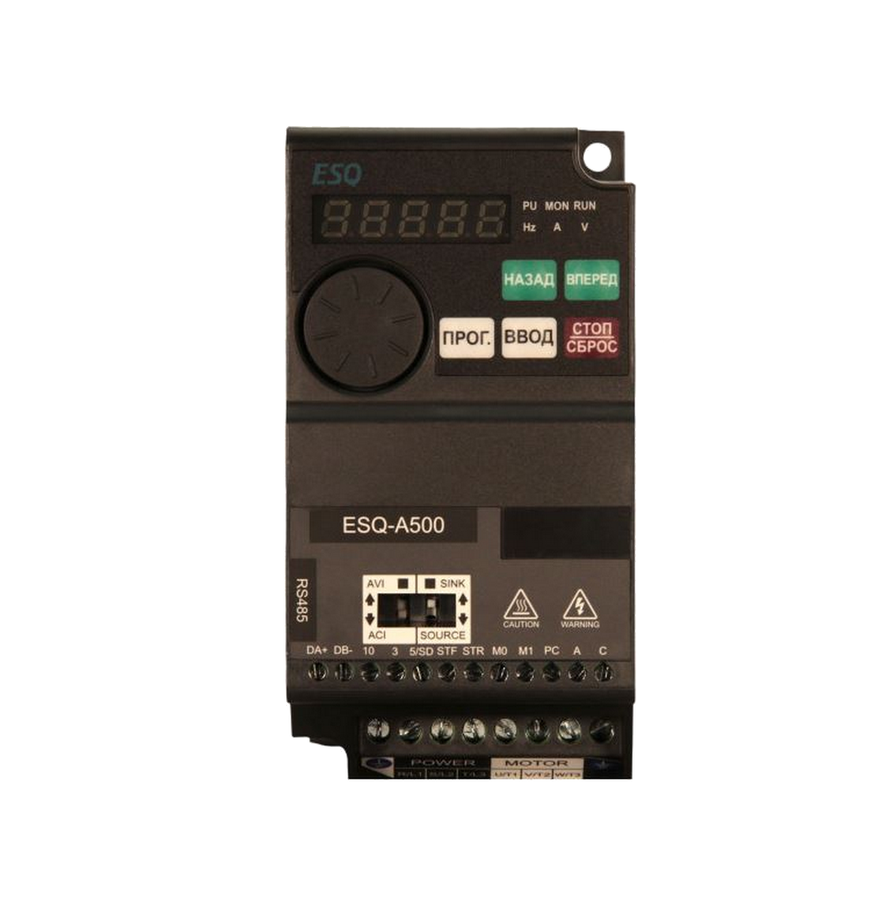 Частотный преобразователь ESQ-A500-021-0.75K 0.75kВт, IP20, 200-240В