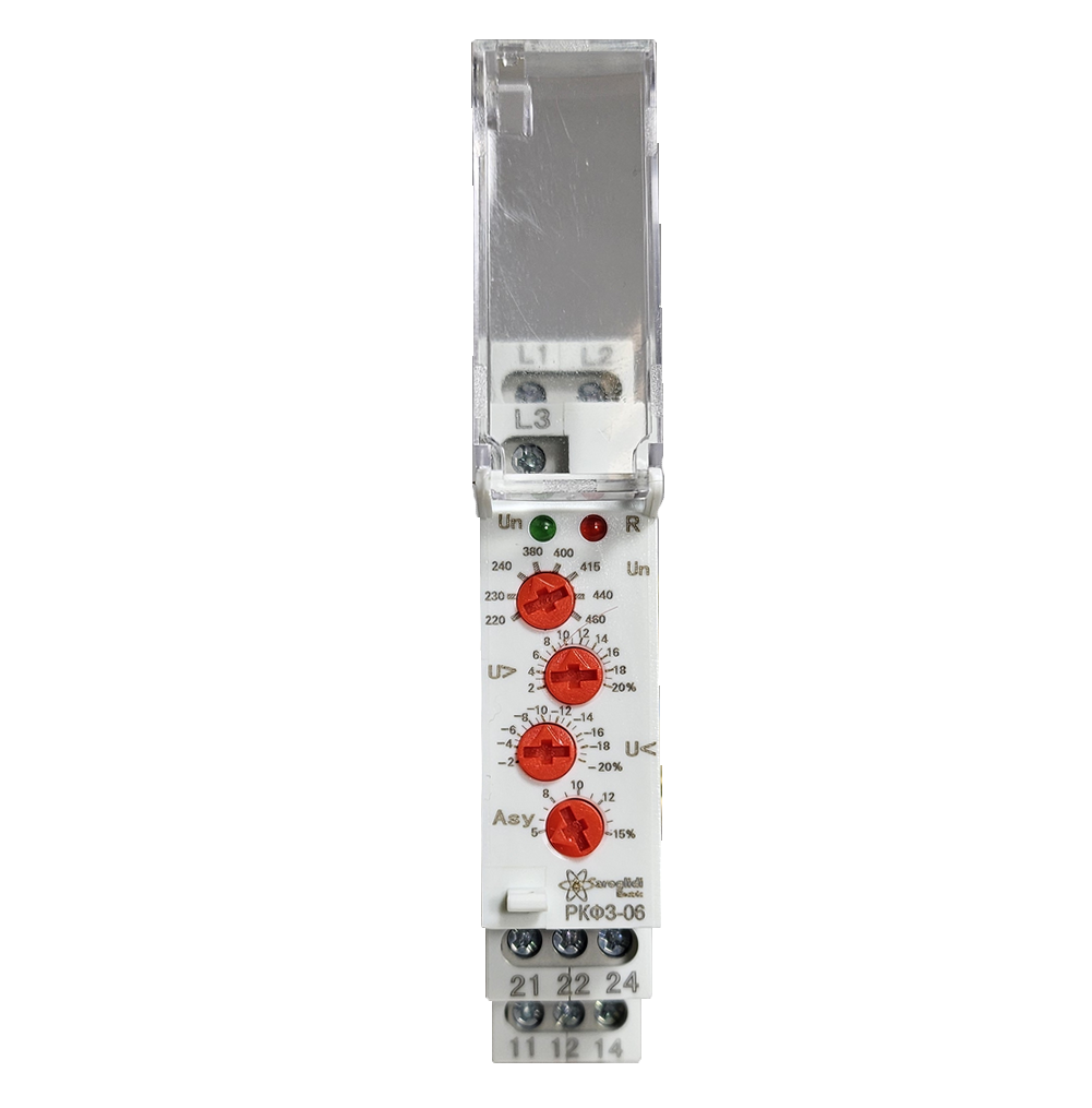 Реле контроля фаз РКФ3-06
