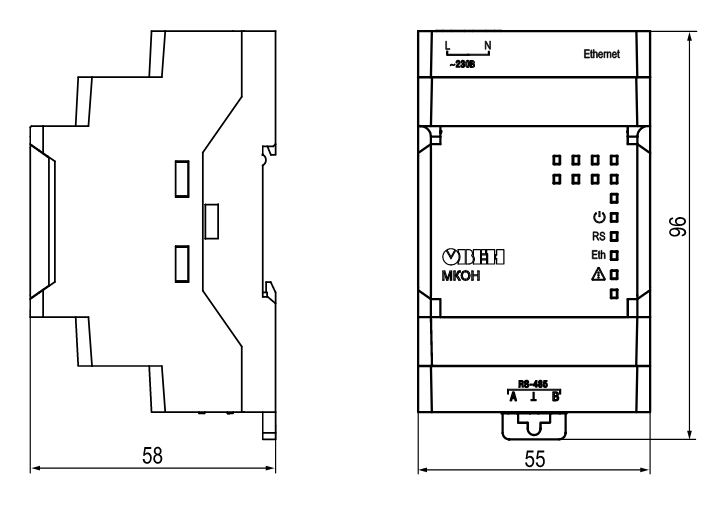 МКОН-24 - сетевой шлюз Modbus
