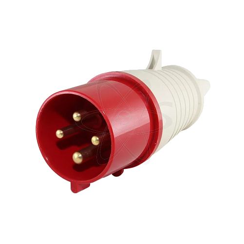 Вилка 024 3Р+РЕ 32А 380В IP44