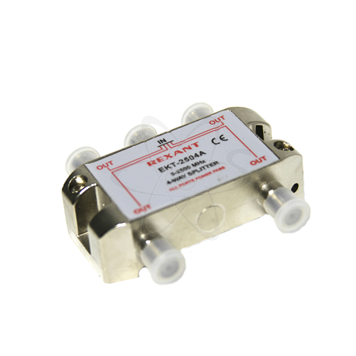 Делитель ТВх4 под F-разьем 5-2500МГц "СПУТНИК"PROCONNECT