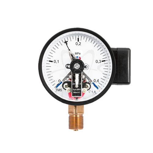 Манометр электро-контакт. ТМ-510Р.05 (0...0,4 MPa)M20x1,5 кл1,5