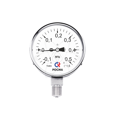 Мановакуумметр аммиачный ТМВ-511Р.00(-0,1...+0,5MPa)(-70...+5C) G1/2.1,5 NH3