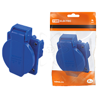 Розетка панельная РП10-3 с/у 2+PE с крышкой IP44