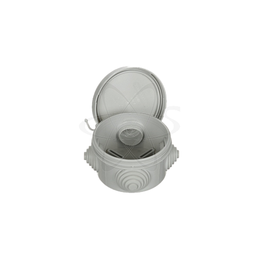 Распаячная коробка с крышкой D65x40мм,4 входа IP54 ТДМ