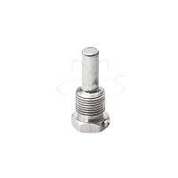 Гильза для термометра xx.211  L=46 mm, d=10, G 1/2  из нержавеющей стали.