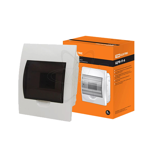 Бокс ЩРВ-П-6 модулей встраиваемый пластик