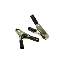 Зажим "крокодил"ЗК 15А 53 мм черный