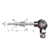 ДТС045-100М.В3.160(100М, L=160мм, d=10мм, -50+180С)