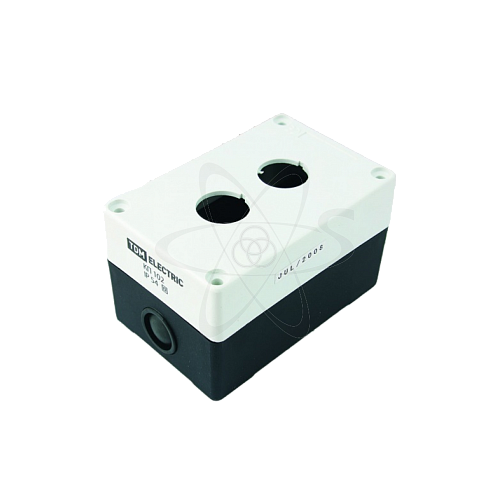 Корпус КП102 для кнопки 2 места белый