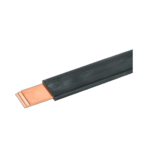 Шина медная гибкая изолированная ШМГ 2х(20x1мм) 2м. 