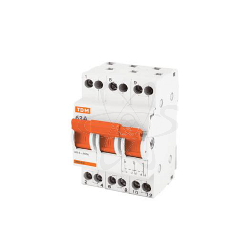 Модульный переключатель 3-поз МП-63 3Р 63А