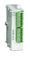 DVP06XA-S  Модуль аналогового ввода/вывода: 4AI/2AO, 12bit, 24V DC Power, with RS485, SLIM