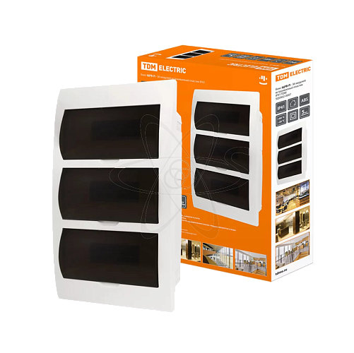 Бокс ЩРВ-П-36 модулей встраиваемый пластик