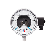 Вакуумметр электро-контакт. ТВ-621.05 (-0,1...0 МPа) М20х1,5.кл.1.0 с гидрозаполнением
