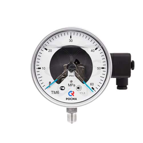 Манометр электро-контакт. ТМ-621Р.05 (0...60 МРа) G1/2 кл1.5