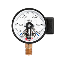 Вакуумметр электро-контакт. ТВ-610.05 (-0,1...0 МPа) G1/2.кл.1.5