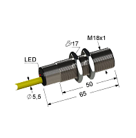 Лазерный рефлекторный оптический датчик ВБ3С.18М.65.TRL10000.1П.1.К/С18 (PNP NO/NC)