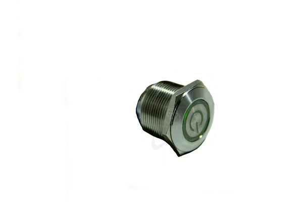 Кнопка  HBS1-AGQ22-11EZT/S (конектор R6+) (1NO+1NC)фикс/подс. кр+зел.(RG) 12В.