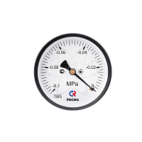 Вакуумметр ТВ-510Т.00 (-0,1-0 МРа)G1/2.150С.кл.1,5