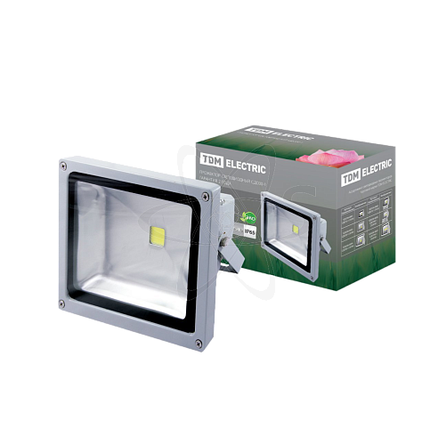 Прожектор светодиодный  СДО30-1 30 Вт  IP65 серый, TDM