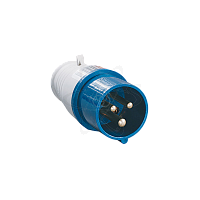Вилка 023 2Р+РЕ 32А 220В IP44