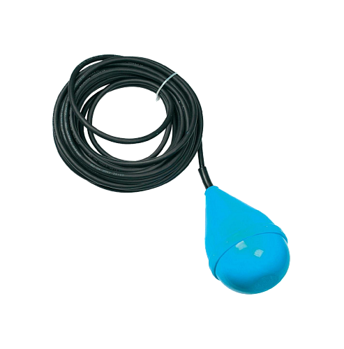 Поплавковый выключатель - 3 водонепроницаемые камеры, кабель неопрен 10м; контакты 1СО 20А; IP68