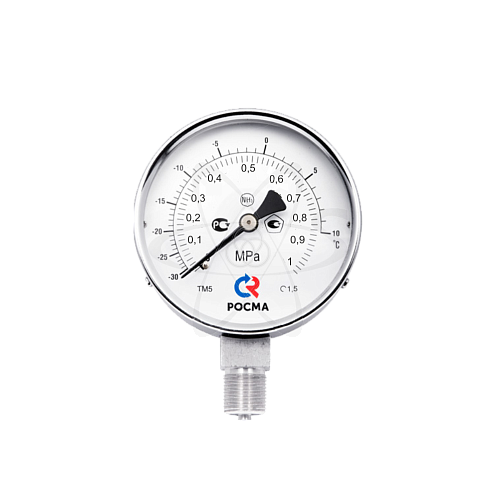 Манометр аммиачный ТМ-611Р.00(0...1 MPa)(-30...+25C) G1/2.1,5 NH3