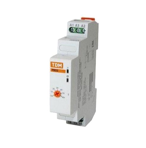 Реле времени РВО2-ВКЛ-0,6с/60сек-8А-24/230В-DIN (зад.вкл., 0,6с-60сек, 24/230В AC/DC)