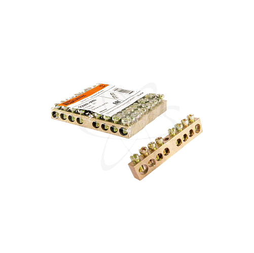 Шина  "N"нулевая 6х9мм 8/1 (8групп/крепеж по центру) 