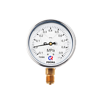 Мановакуумметр ТМВ-620Р.00 (-0,1...+0,9МPа) M20x1,5.1,0 с гидрозаполнением