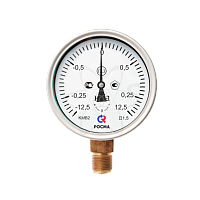 Напоромер КМВ-22Р (-12,5...+12,5 кРа) М20х1,5.1,5
