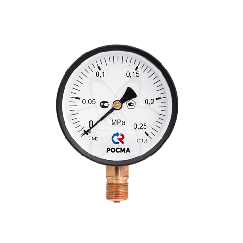 Манометр ТМ-210Р.00 (0...0,25 MPa) М12х1.5 кл2.5