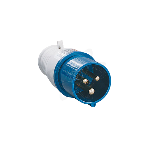 Вилка 023 2Р+РЕ 32А 220В IP44