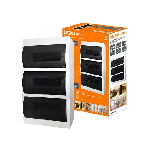 Бокс ЩРН-П-36 модулей навесной пластик