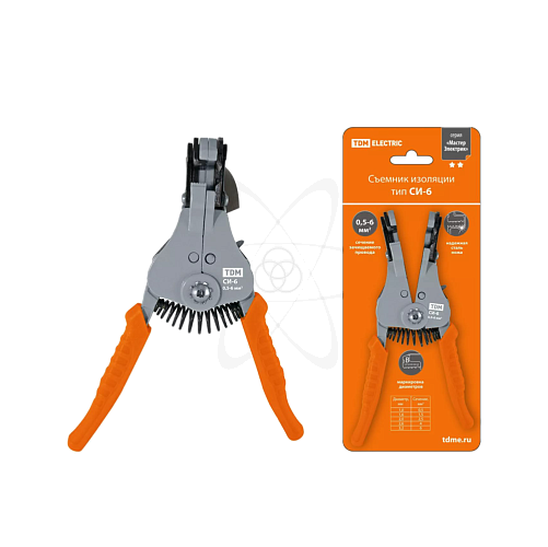 Съемник изоляции СИ-6, сечение зачищаемого провода 0,5-6 мм,  "МастерЭлектрик" TDM
