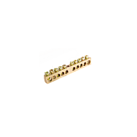 Шина "N" нулевая 6х9мм 16/1 (16группы/крепеж по центру)