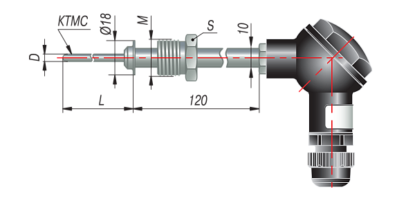 ДТПN285-0918.1000.1 (сталь Nicrobell D, L=1000мм, d=4,5мм, -40+1250С)