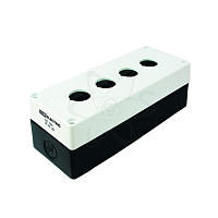 Корпус КП104 для кнопки 4 места белый