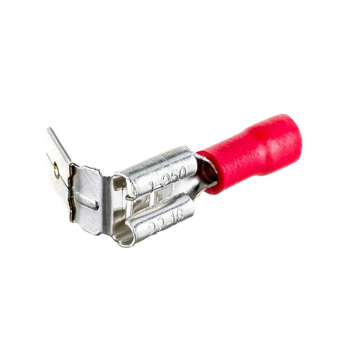 Разъем РИГ 1,25-250 плоский изолированный угловой (мама) 10шт