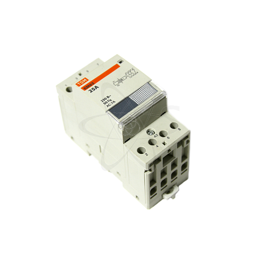 Контактор  модульный КМ63/4-25 4НО