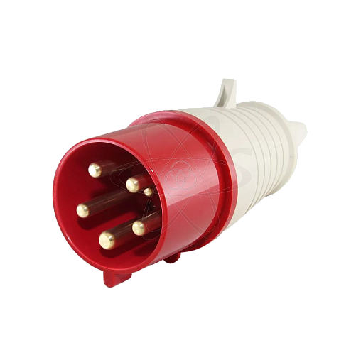 Вилка 025 3Р+РЕ+N 32А 380В IP44