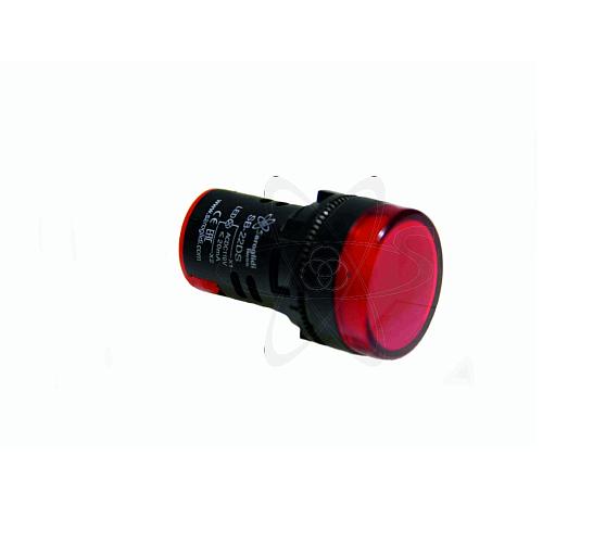 Лампа SB-22DS (LED) матрица красная (R) 110В AC/DC