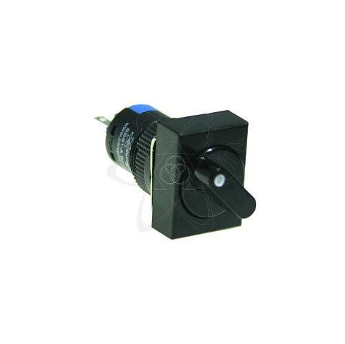 Переключатель SBS1-AJ-11X/21 (конектор R3) d-16 черный. 2 фиксир/положен 1-0
