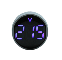 Вольтметр мини ADV-22DV(B) синий (Круглый)