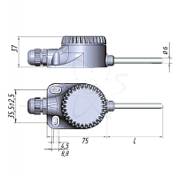 ДТС125Л-50М.0,5.60.И(50М, L=60мм, d=8мм, -40+80С)