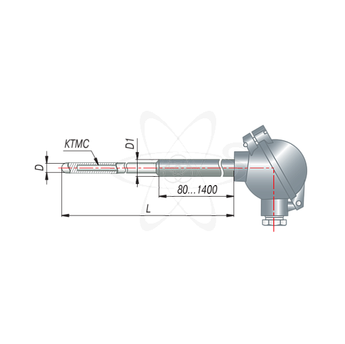 ДТПК145-0919.800.1(ТХА, L=800мм, d=20мм, -200+1100С)